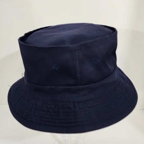 Dallas Cowboys Men's Vintage New Era Navy Blue Main Bucket Hat Front Logo Star - Picture 5 of 9